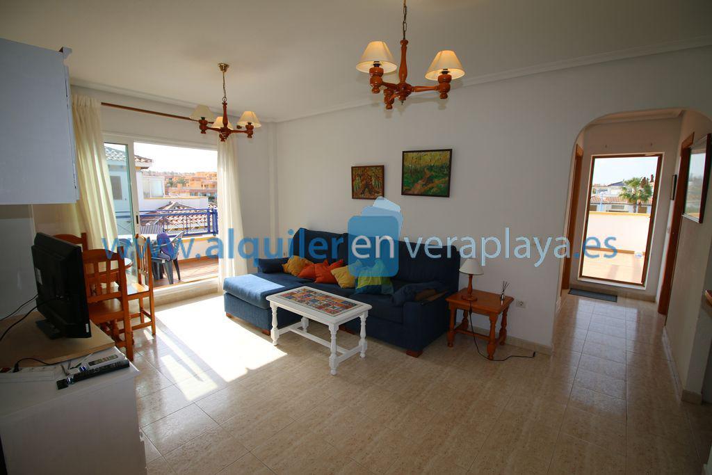 Penthouse for holidays in El Playazo (Vera)