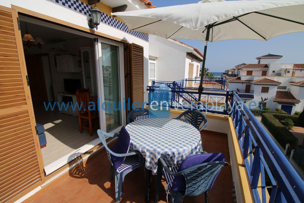 Penthouse for holidays in El Playazo (Vera)