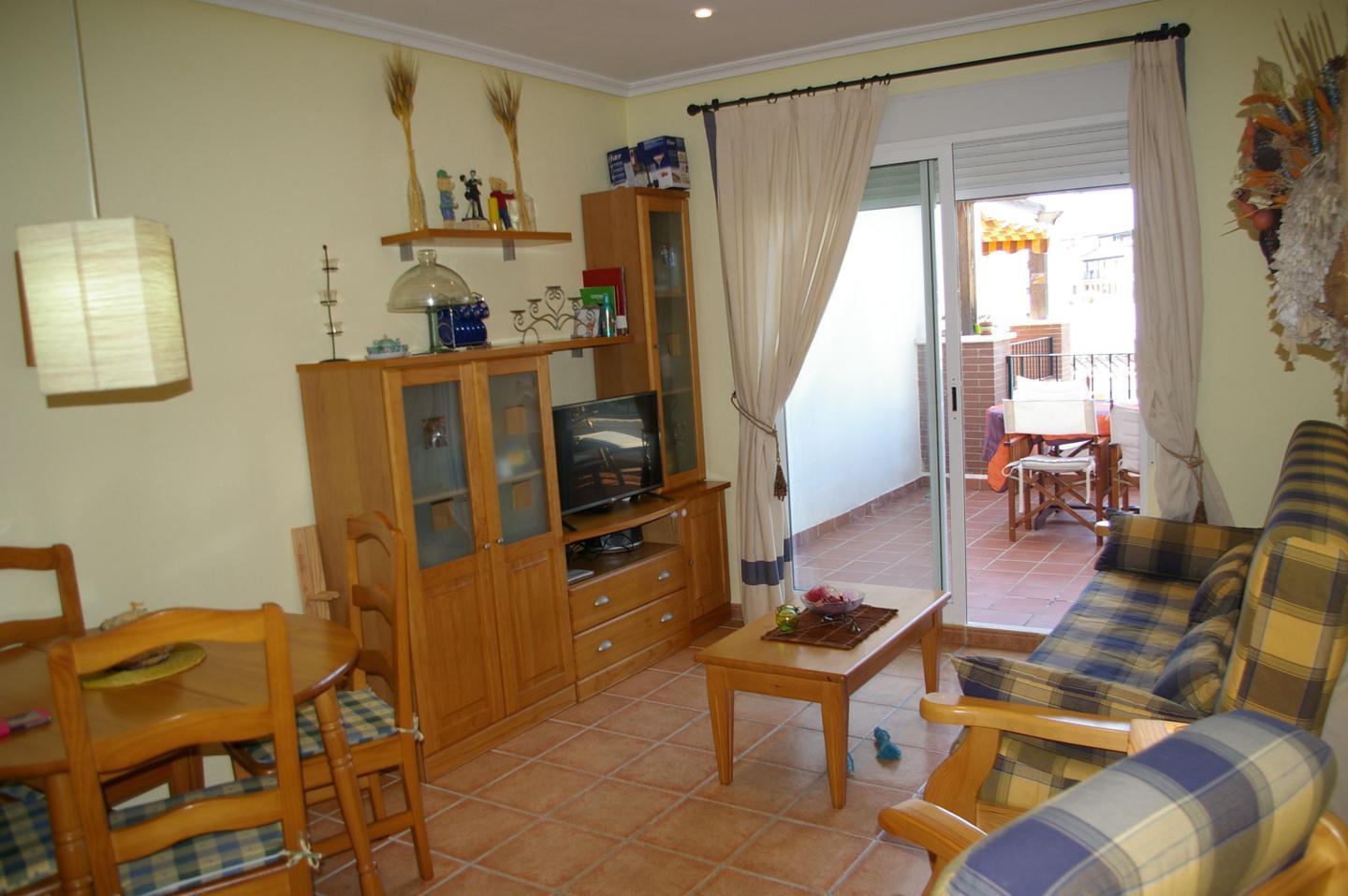 Flat for holidays in El Playazo (Vera)