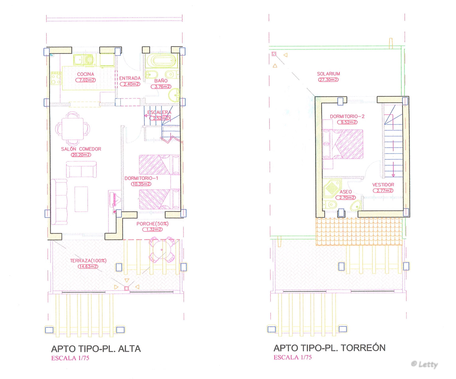 Duplex de 2 chambres à Palomares avec vue sur la mer